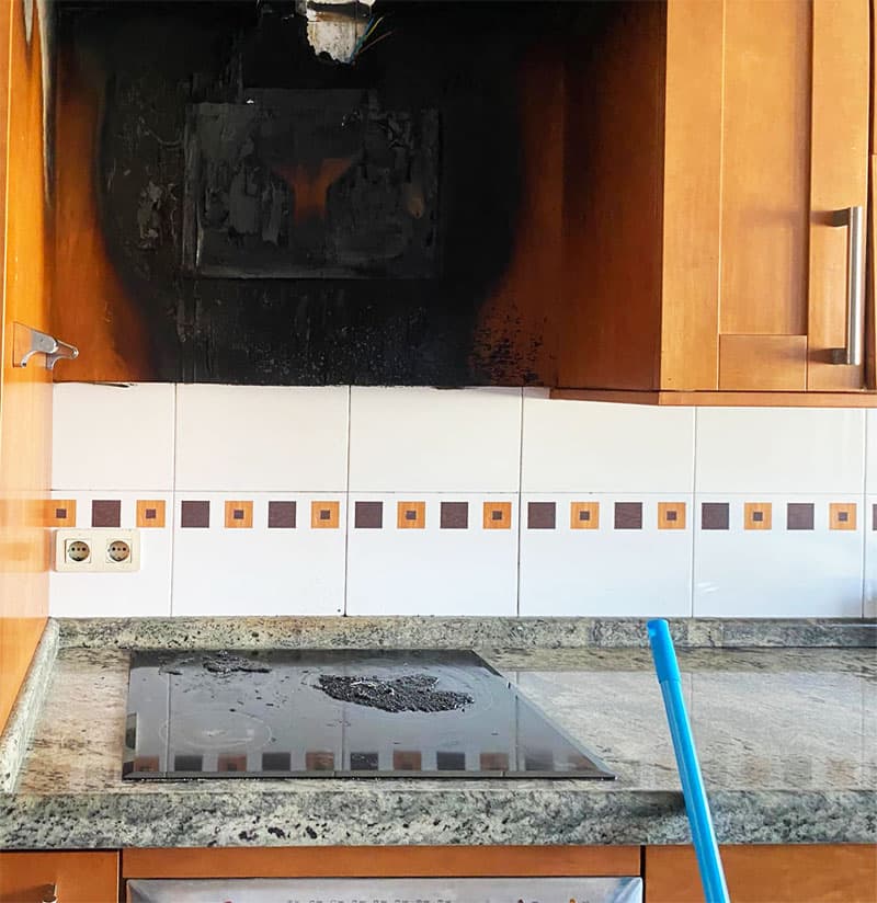 Limpieza tras incendios, recuperando espacios dañados